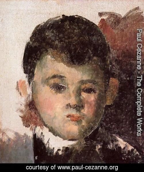 Paul Cezanne - Portrait Of The Artists Son (unfinished)