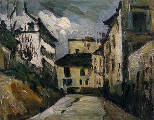Paul Cezanne - Rue Des Saules  Montmartre