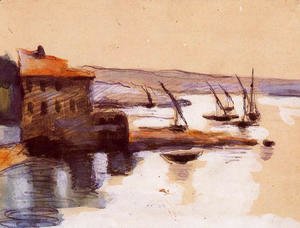 Paul Cezanne - Seascape