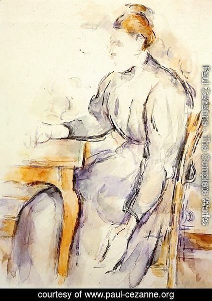 Paul Cezanne - Seated Woman