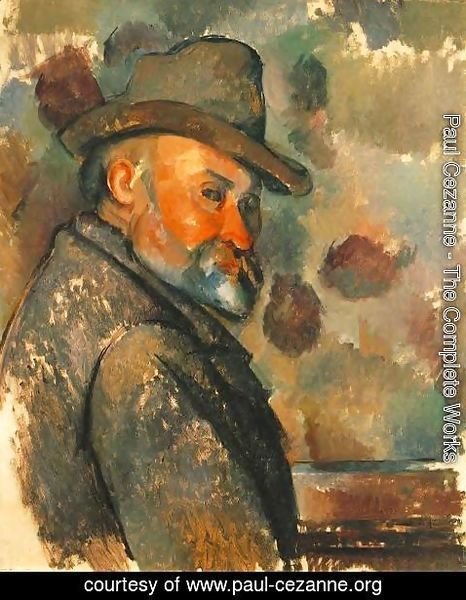 Paul Cezanne - Self Portrait In A Felt Hat