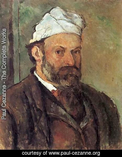 Paul Cezanne - Self Portrait In A White Cap