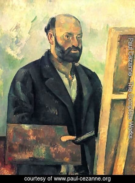 Paul Cezanne - Self Portrait With Palette