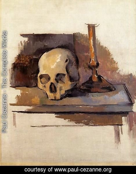 Paul Cezanne - Skull