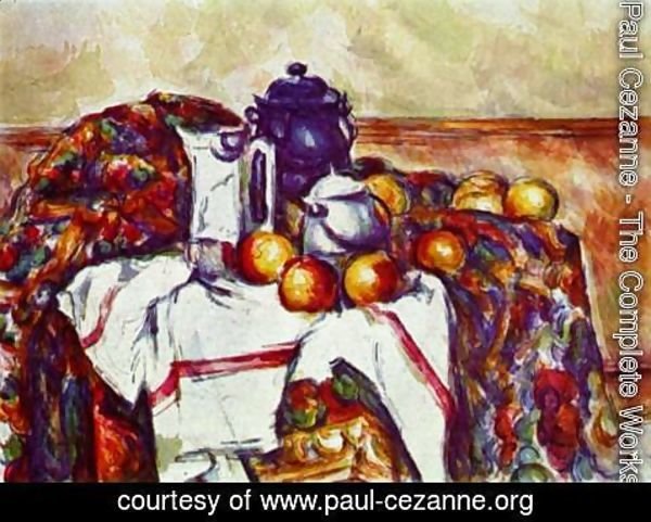 Paul Cezanne - Still Life With Blue Pot