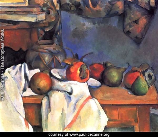 Still Life With Pomegranate And Pears