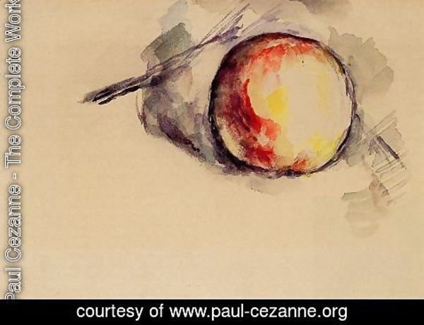 Paul Cezanne - Study Of An Apple