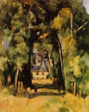 Paul Cezanne - The Alley At Chantilly2