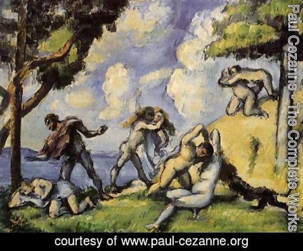 Paul Cezanne - The Battle Of Love  I