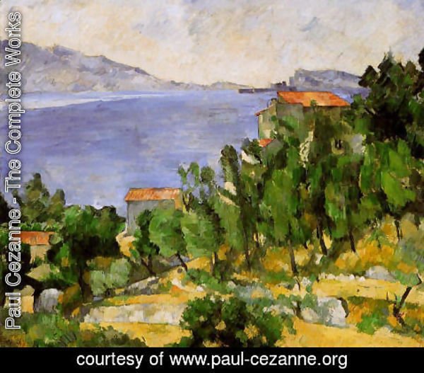 Paul Cezanne - The Bay Of L Estaque From The East