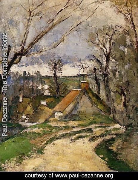 Paul Cezanne - The Cottages Of Auvers