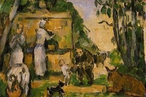 Paul Cezanne - The Fountain