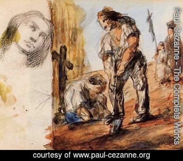 Paul Cezanne - The Gravediggers
