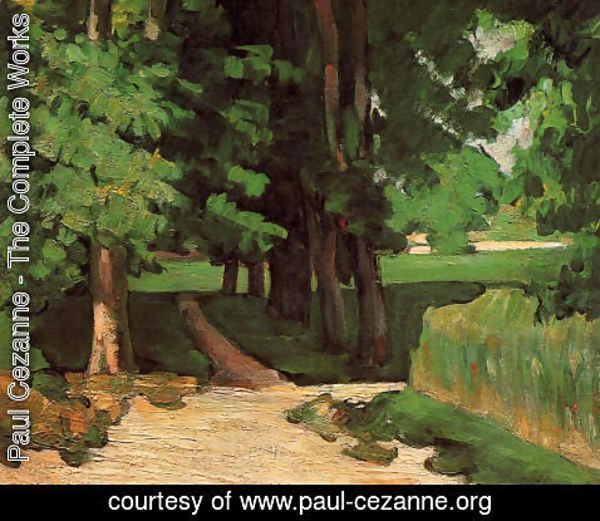 Paul Cezanne - The Lane Of Chestnut Trees At The Jas De Bouffan