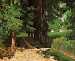 Paul Cezanne - The Lane Of Chestnut Trees At The Jas De Bouffan