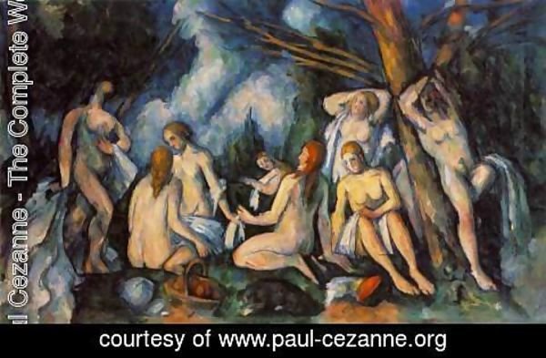 Paul Cezanne - The Large Bathers
