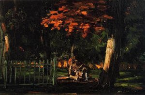 Paul Cezanne - The Lion And The Basin At Jas De Bouffan