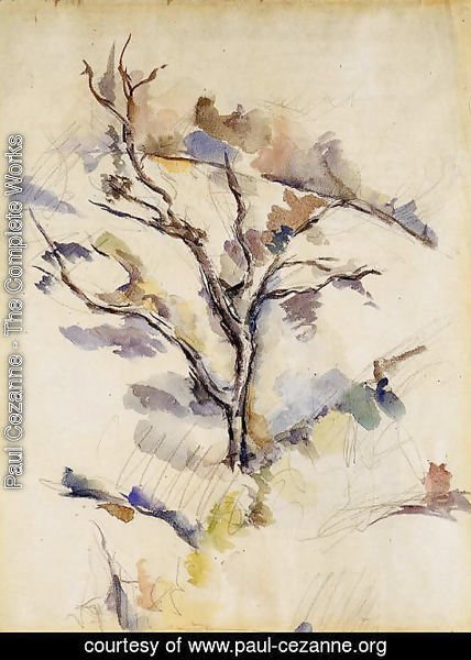 Paul Cezanne - The Oak Tree