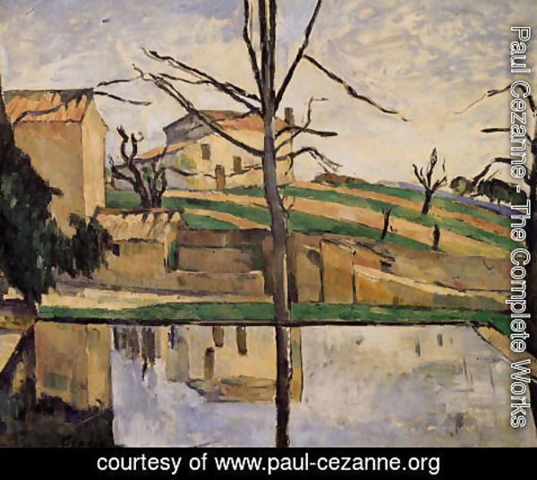 Paul Cezanne - The Pool At Jas De Bouffan