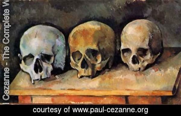 Paul Cezanne - The Three Skulls