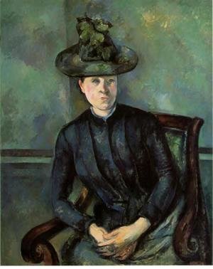 Paul Cezanne - Woman In A Green Hat Aka Madame Cezanne